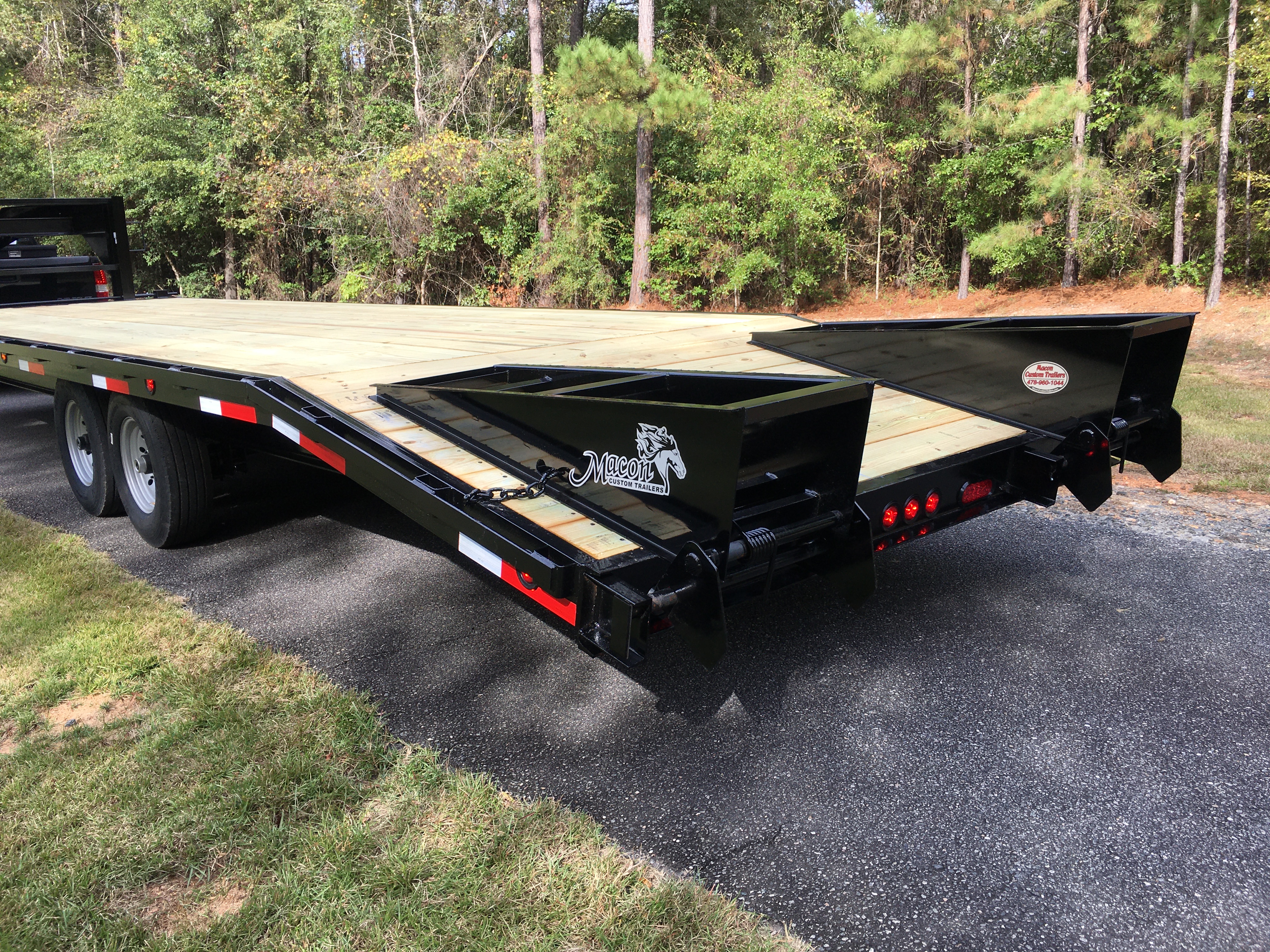 custom gooseneck flatbed trailers - 36 foot gooseneck flatbed