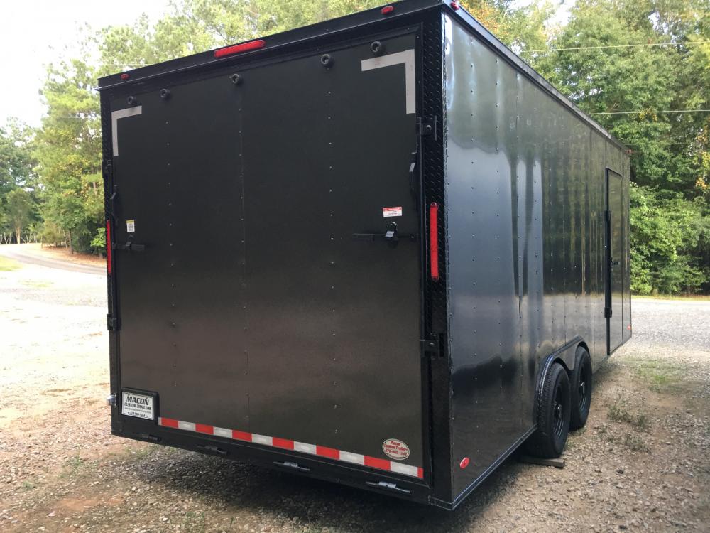 2022 Charcoal Metallic w/Black Out Pkg. Freedom Trailers 8.5ft X 20ft Tandem , located at 1330 Rainey Rd., Macon, 31220, (478) 960-1044, 32.845638, -83.778687 - This is a Much Better Quality Trailer, Than Any Other Manufacturer Builds! Brand New 2022 Model Freedom Brand Enclosed Car Hauler in .080 Charcoal & Black! 8.5ft X 20ft Box Size, Plus the 3ft Deep V Nose is Awesome! 7ft 5