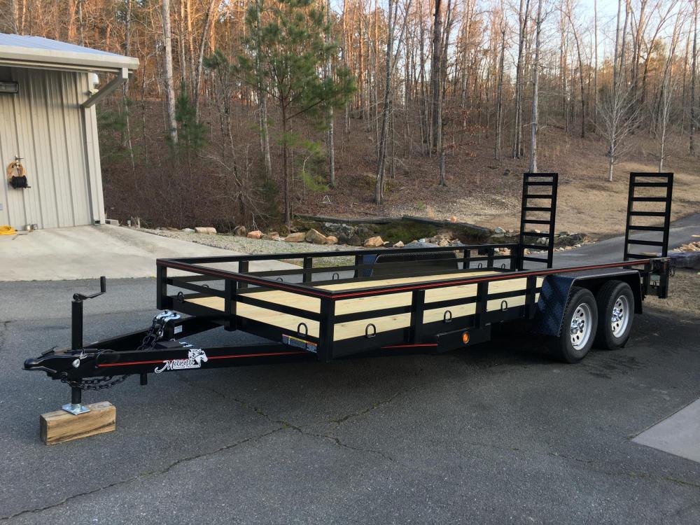 2021 Black Macon Custom Trailers 6.5ft X 18ft Tandem , located at 1330 Rainey Rd., Macon, 31220, (478) 960-1044, 32.845638, -83.778687 - Sold, Special Order in 3 Months or so now! 