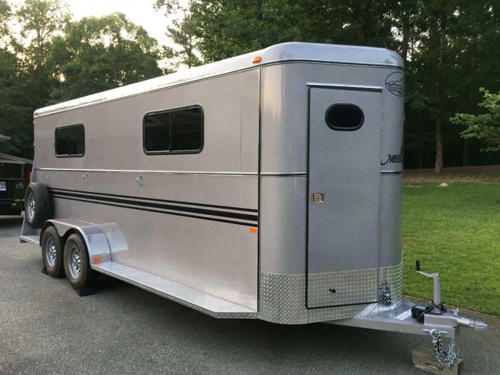 2022 Pewter Metallic Bee Trailers Warmblood 4 Horse Trailer , located at 1330 Rainey Rd., Macon, 31220, (478) 960-1044, 32.845638, -83.778687 - Photo #0