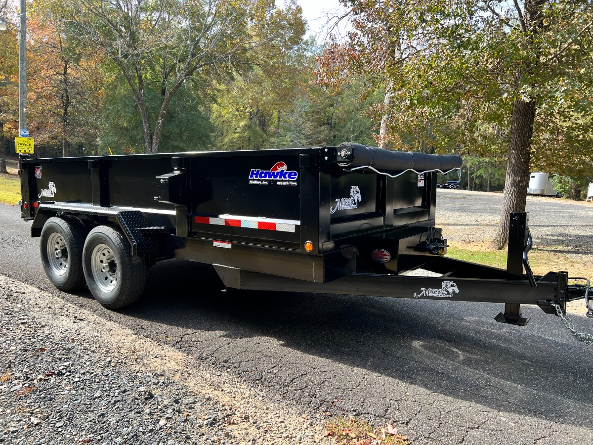photo of Sale Price! 7ft X 14ft Hawke 6 Ton Dump Trailer, Loading Ramps, and Tarp!