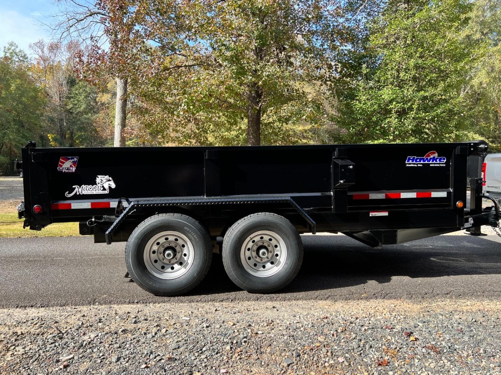 2022 Black Hawke 7ft X 14ft Tandem , located at 1330 Rainey Rd., Macon, 31220, (478) 960-1044, 32.845638, -83.778687 - Brand New 6 Ton 2022 Model Hawke Brand, 7ft X 14ft Dump Trailer! Hawke Dump Trailers are Really Awesome & Heavy Duty! This Fantastic Quality is Seen Everywhere You Look! 24" Tall Solid Steel Plate Walls are Heavy Duty! Full Length Heavy Duty Tarp! 6 Ton Total Capacity, or 12,000lbs! This Fanta - Photo #17