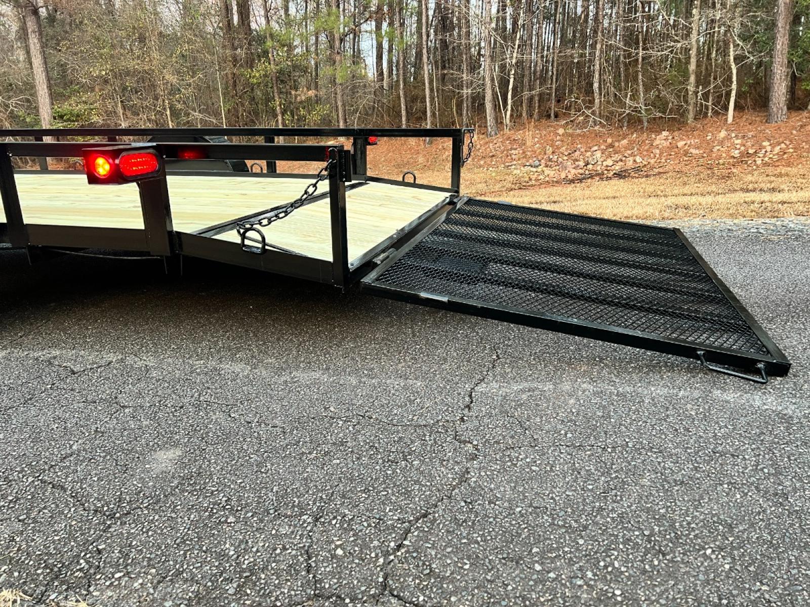 2023 Black Macon Custom Trailers 6.5ft X 14ft Utility , located at 1330 Rainey Rd., Macon, 31220, (478) 960-1044, 32.845638, -83.778687 - 6ft 6" Wide X 14ft Long Utility Trailer is Really Loaded Out! 24" Beavertail Floor at the Rear, Makes it Easy to Load! Haul Lawn Tractor, Lawn Mowers, Landscaping Equipment, Water Tanks, ATV's, Etc. 3,500 lb Axle, 7 Pin Connector Heavy Duty with 2" X 3" Angle Iron Floor Joists! Most Companies - Photo #11