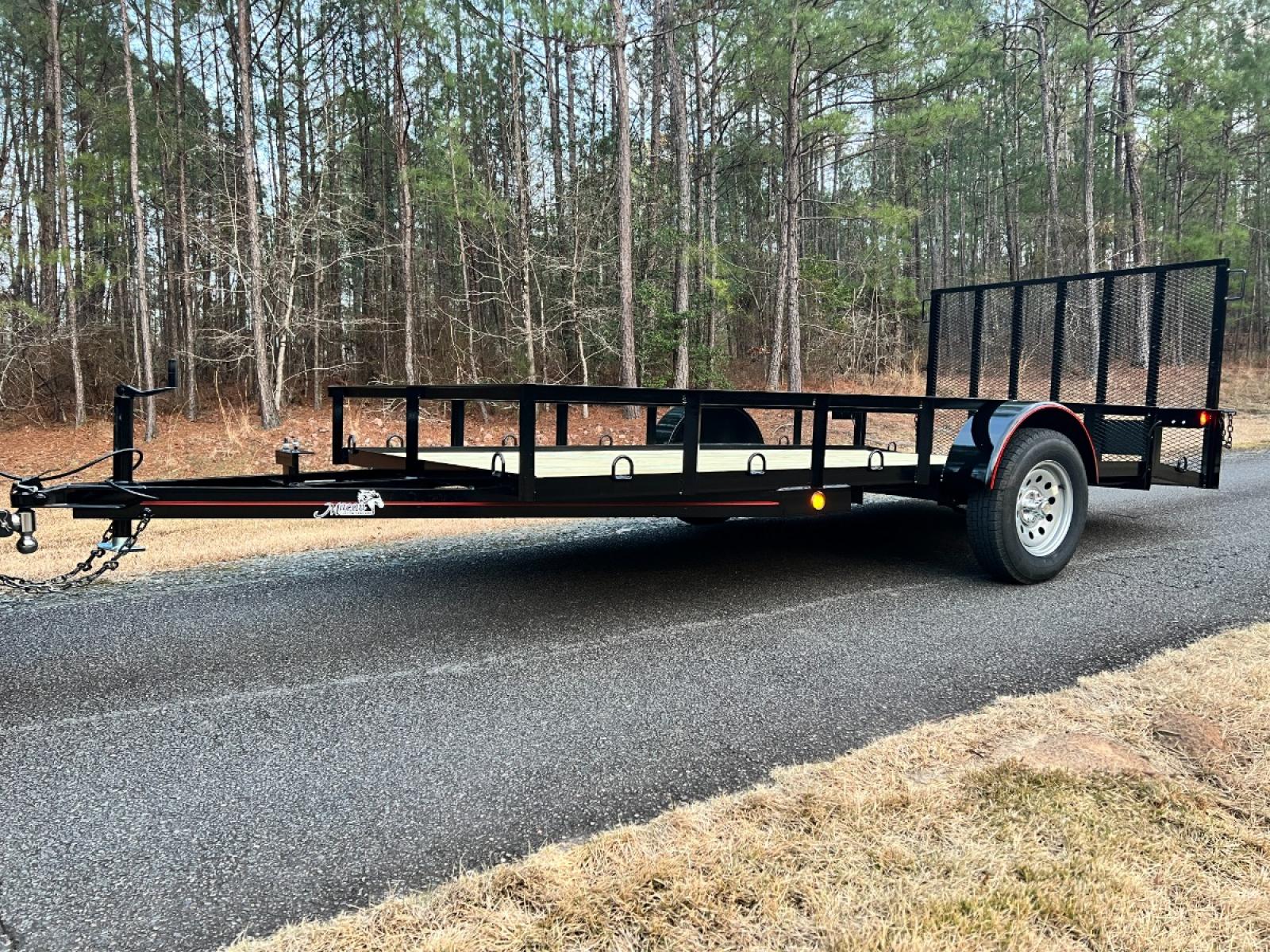 2023 Black Macon Custom Trailers 6.5ft X 14ft Utility , located at 1330 Rainey Rd., Macon, 31220, (478) 960-1044, 32.845638, -83.778687 - 6ft 6" Wide X 14ft Long Utility Trailer is Really Loaded Out! 24" Beavertail Floor at the Rear, Makes it Easy to Load! Haul Lawn Tractor, Lawn Mowers, Landscaping Equipment, Water Tanks, ATV's, Etc. 3,500 lb Axle, 7 Pin Connector Heavy Duty with 2" X 3" Angle Iron Floor Joists! Most Companies - Photo #18