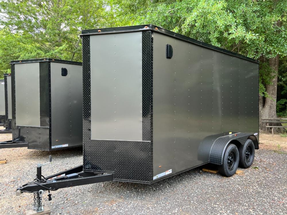 2023 Charcoal Metallic w/Black Out Pkg. Freedom Trailers 6ft X 14ft Tandem , located at 1330 Rainey Rd., Macon, 31220, (478) 960-1044, 32.845638, -83.778687 - Photo #1