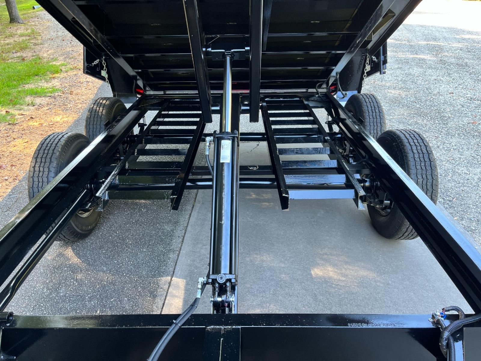 2023 Black Hawke 6ft X 12ft High Sided , located at 1330 Rainey Rd., Macon, 31220, (478) 960-1044, 32.845638, -83.778687 - Brand New 2023 Model 5 Ton Hawke Brand Dump Trailer! 6ft X 12ft and 3ft Tall Sides! Hawke Dump Trailers are Really Awesome & Heavy Duty! This Fantastic Quality is Seen Everywhere You Look! 36" Tall Solid Steel Plate Walls are Heavy Duty! Full Length Heavy Duty Tarp! 5 Ton Total Capacity, or 10 - Photo #16