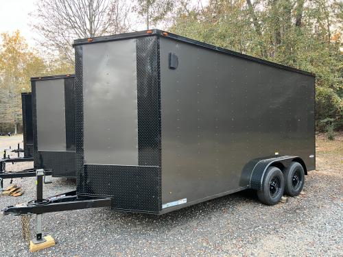 Elite Cargo 7ft X 16ft Tandem Cargo Trailer, 7ft 6 Tall Inside!