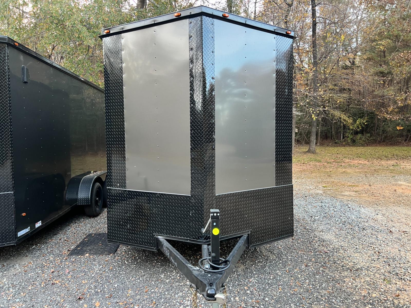 2023 .080 Charcoal Elite Cargo 7ft X 16ft Tandem 5K lb Axles! , located at 1330 Rainey Rd., Macon, 31220, (478) 960-1044, 32.845638, -83.778687 - Brand New 2023 "Top of the Line" Elite Cargo Trailer, Made in South Ga. Awesome 7ft X 16ft Tandem Enclosed Cycle Hauler & Cargo Trailer! Taller Inside Height is 7ft 6" Tall Inside & the Ramp Door Clearance is 7ft, at the Back Door! Up-Graded Larger 5k lb Dexter Brake Axles! Larger 225/75/15" 10 - Photo #5