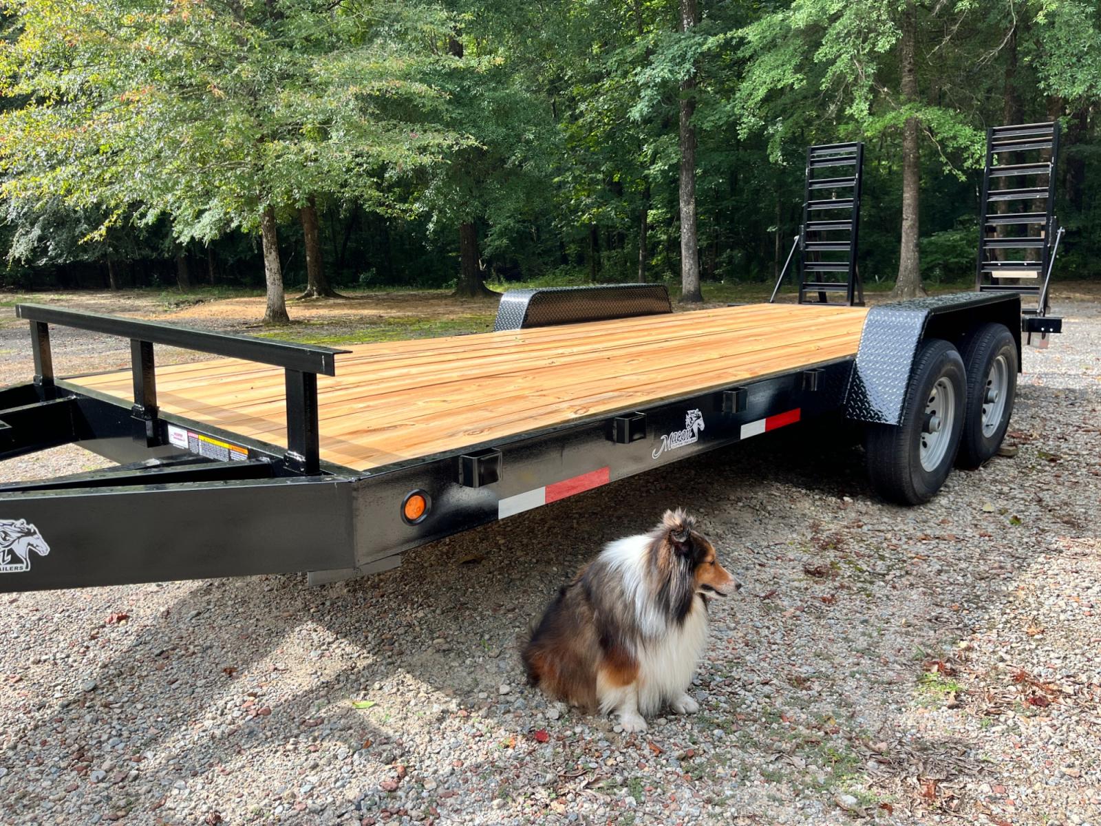 2022 Macon Custom Trailers 7ft X 20ft Flatbed 7 Ton , located at 1330 Rainey Rd., Macon, 31220, (478) 960-1044, 32.845638, -83.778687 - Brand New 2022 Model "Top of the Line" Flatbed BobCat & Equipment Trailer! 7ft X 20ft Including the 24" Beavertail 7k lb Brake Axles! Haul Your Truck, Tractor, BobCat, Mini-Excavator, UTV's, ATV's Etc. Tandem 7,000lb Dexter Axles, Electric Brakes on Both Axles too! 235/80X16" Radials 8" Channel - Photo #9