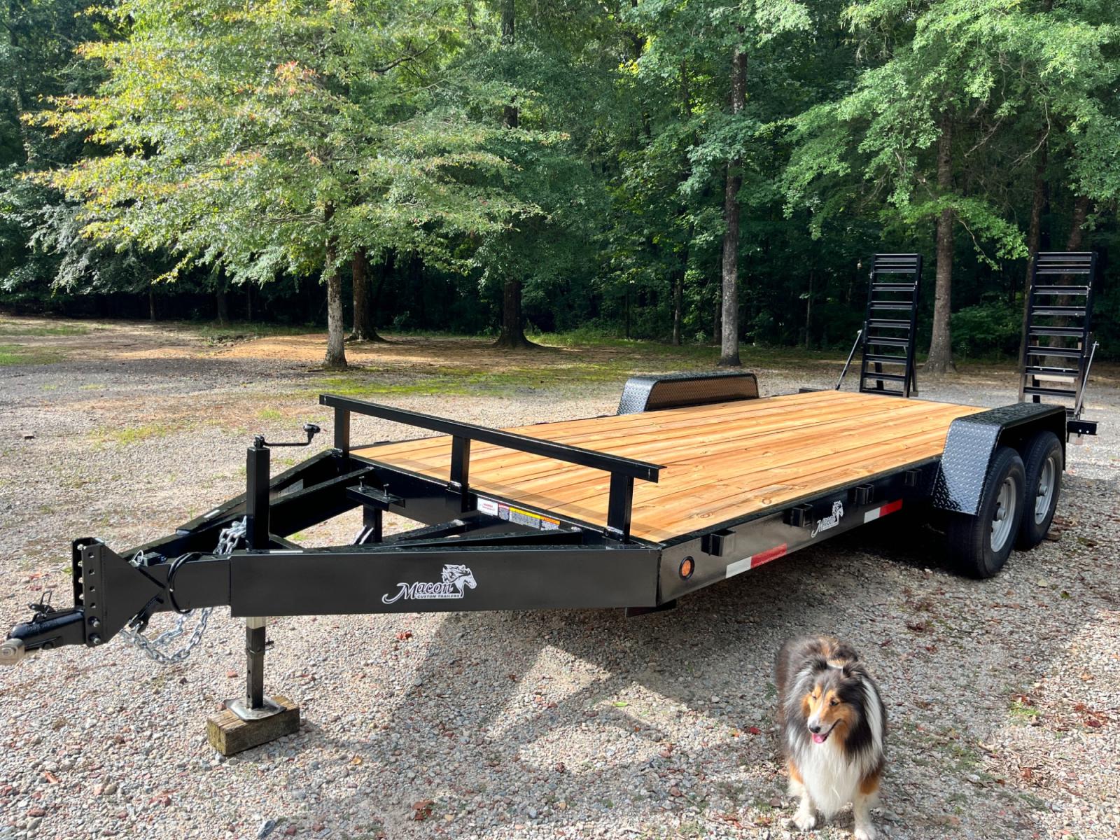 2022 Macon Custom Trailers 7ft X 20ft Flatbed 7 Ton , located at 1330 Rainey Rd., Macon, 31220, (478) 960-1044, 32.845638, -83.778687 - Brand New 2022 Model "Top of the Line" Flatbed BobCat & Equipment Trailer! 7ft X 20ft Including the 24" Beavertail 7k lb Brake Axles! Haul Your Truck, Tractor, BobCat, Mini-Excavator, UTV's, ATV's Etc. Tandem 7,000lb Dexter Axles, Electric Brakes on Both Axles too! 235/80X16" Radials 8" Channel - Photo #11