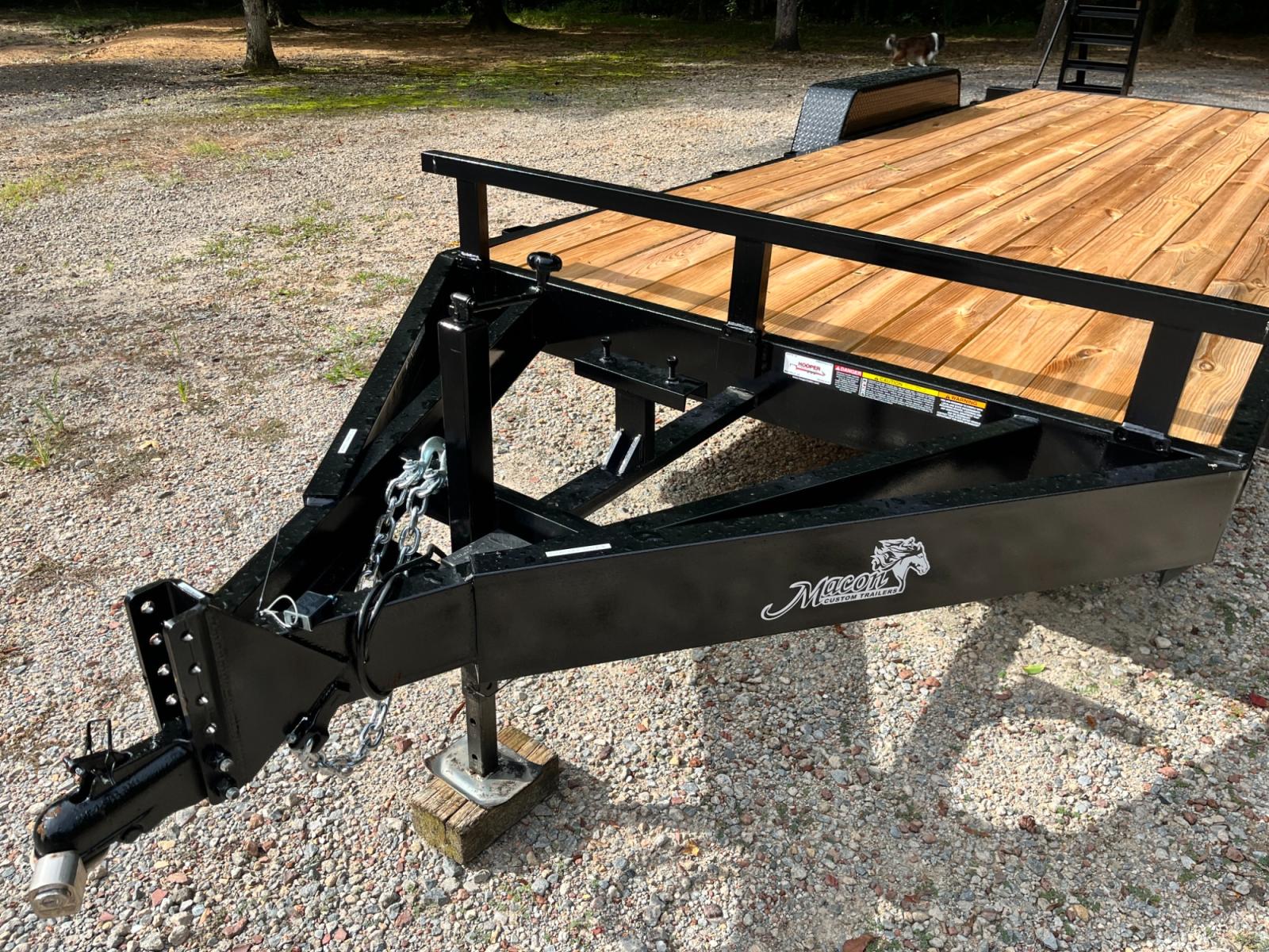 2022 Macon Custom Trailers 7ft X 20ft Flatbed 7 Ton , located at 1330 Rainey Rd., Macon, 31220, (478) 960-1044, 32.845638, -83.778687 - Brand New 2022 Model "Top of the Line" Flatbed BobCat & Equipment Trailer! 7ft X 20ft Including the 24" Beavertail 7k lb Brake Axles! Haul Your Truck, Tractor, BobCat, Mini-Excavator, UTV's, ATV's Etc. Tandem 7,000lb Dexter Axles, Electric Brakes on Both Axles too! 235/80X16" Radials 8" Channel - Photo #2
