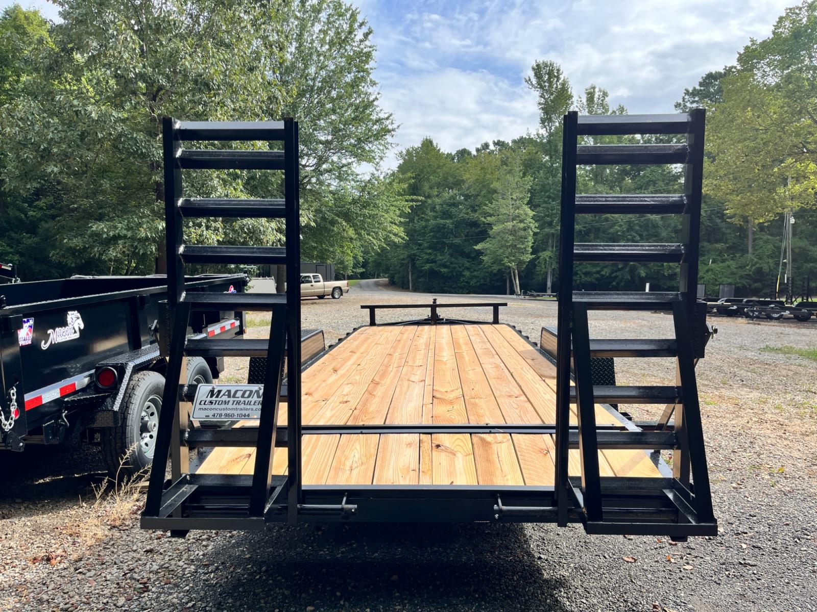 2022 Macon Custom Trailers 7ft X 20ft Flatbed 7 Ton , located at 1330 Rainey Rd., Macon, 31220, (478) 960-1044, 32.845638, -83.778687 - Brand New 2022 Model "Top of the Line" Flatbed BobCat & Equipment Trailer! 7ft X 20ft Including the 24" Beavertail 7k lb Brake Axles! Haul Your Truck, Tractor, BobCat, Mini-Excavator, UTV's, ATV's Etc. Tandem 7,000lb Dexter Axles, Electric Brakes on Both Axles too! 235/80X16" Radials 8" Channel - Photo #7
