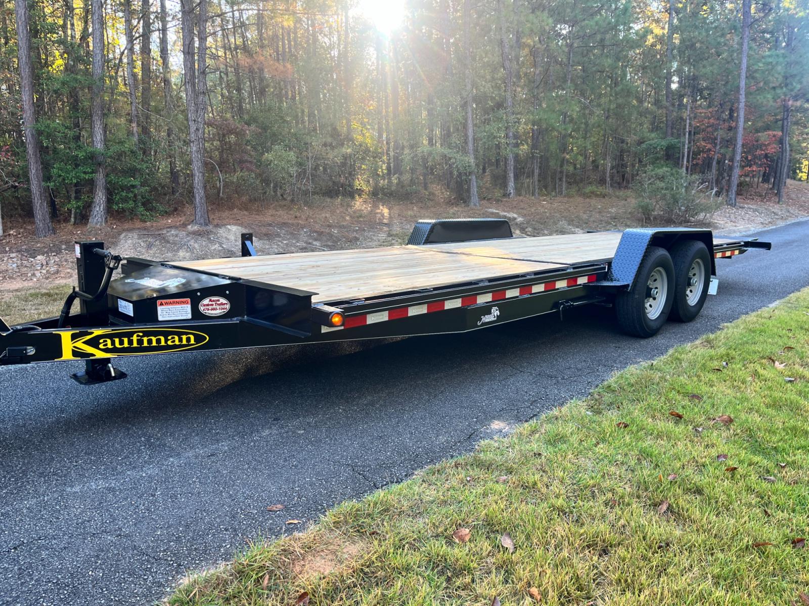 2023 Black Kaufman Trailers 7ft X 22ft Tilt Bed , located at 1330 Rainey Rd., Macon, 31220, (478) 960-1044, 32.845638, -83.778687 - Photo #16