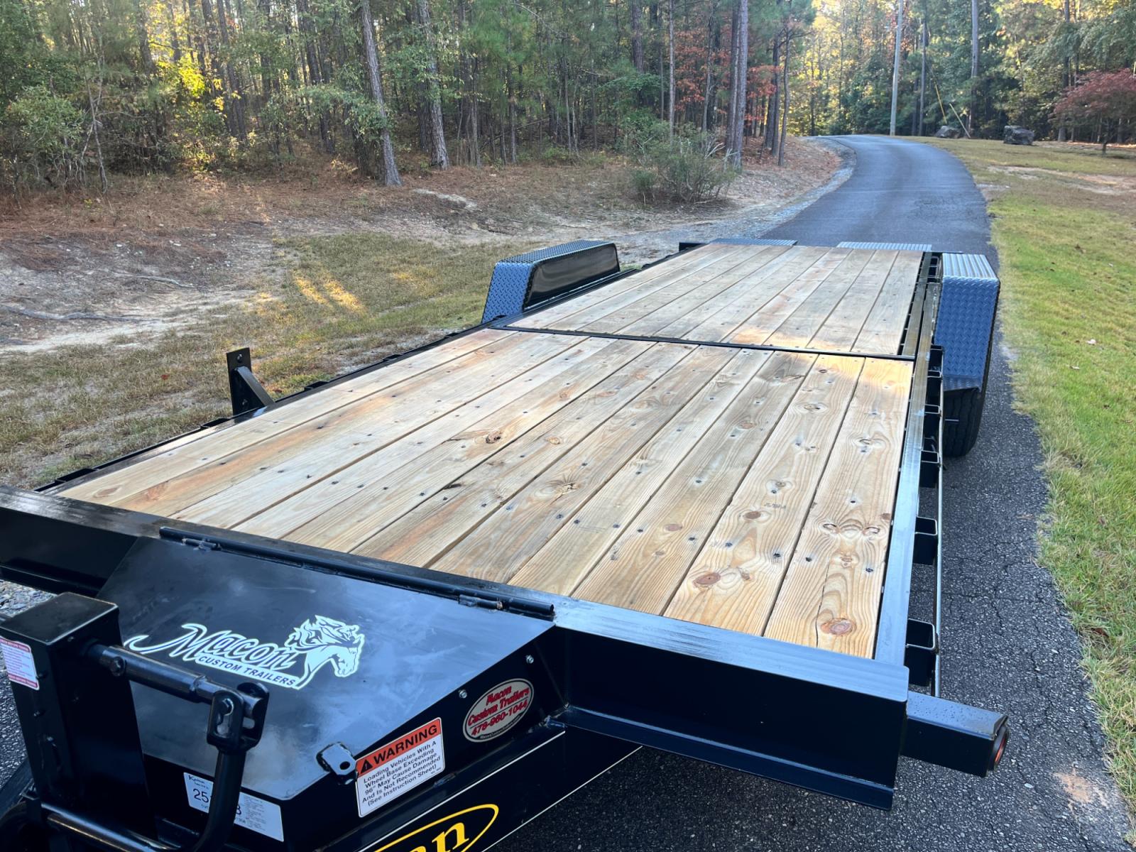 2023 Black Kaufman Trailers 7ft X 22ft Tilt Bed , located at 1330 Rainey Rd., Macon, 31220, (478) 960-1044, 32.845638, -83.778687 - Photo #3