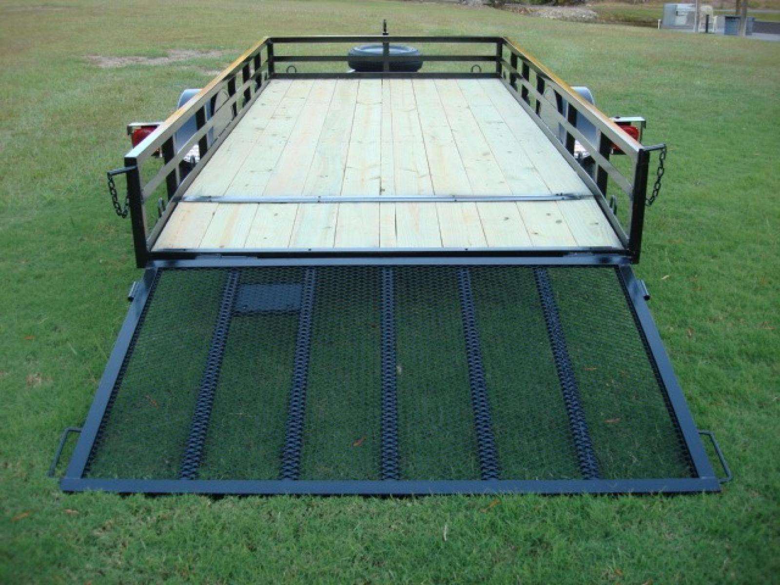 2023 Black Macon Custom Trailers 6.5ft X 14ft Utility , located at 1330 Rainey Rd., Macon, 31220, (478) 960-1044, 32.845638, -83.778687 - 6ft 6" Wide X 14ft Long Utility Trailer is Really Loaded Out! 24" Beavertail Floor at the Rear, Makes it Easy to Load! All Square Tubing 2" X 2" Top Rail and Side Posts! 1/4" X 2" Wide Mid Band Strap! Haul Lawn Tractor, Lawn Mowers, Landscaping Equipment, Water Tanks, ATV's, Etc. 3,500 lb Dexte - Photo #10