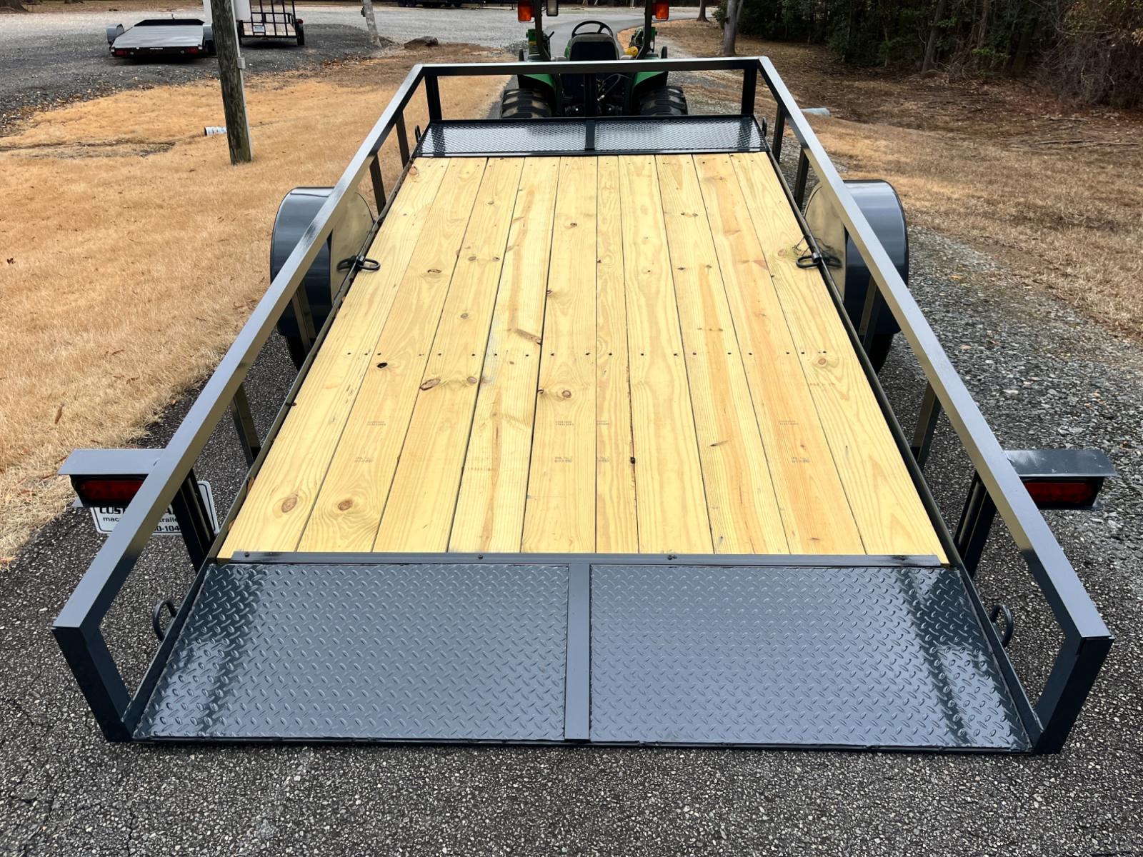2023 Dark Gray Macon Custom Trailers 6ft X 12ft Tilt Bed , located at 1330 Rainey Rd., Macon, 31220, (478) 960-1044, 32.845638, -83.778687 - Heavy Duty Tilt Bed 6ft X 13ft Utility Trailer! Pull the Huge pin and the Trailer Tilts on its Own! 12" Tall Angle Iron Rails are 2' X 2' Size Angle Iron! This is Heavy Duty! Great for Hauling Your ATV, Golf Cart, Firewood, Mower, UTV, etc. 6ft Wide by 13ft Long Heavy Duty Trailer. Angle Iron R - Photo #14