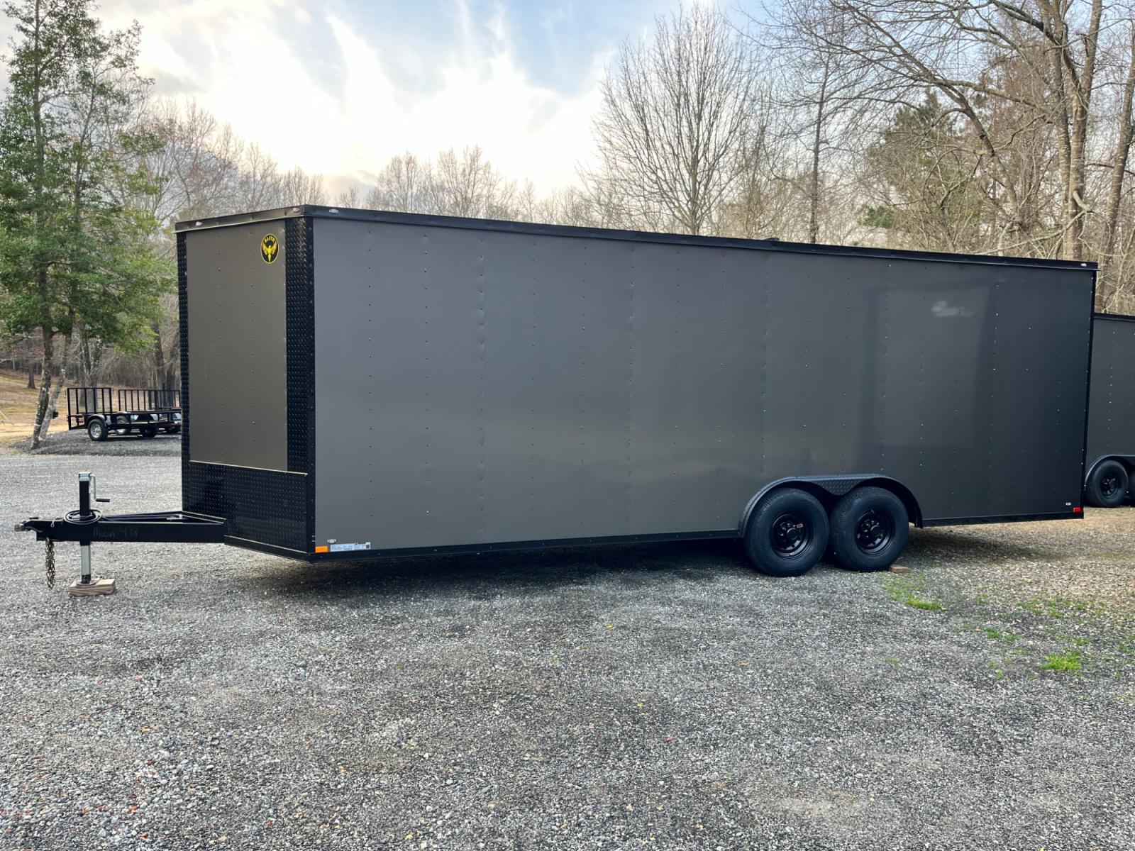 2023 .080 Charcoal Metallic w/Black Out Pkg. Elite Cargo 8.5ft X 24ft Tandem , located at 1330 Rainey Rd., Macon, 31220, (478) 960-1044, 32.845638, -83.778687 - Brand New 2023 Model Elite Cargo Trailer, Made in Tifton, GA 7ft 5" Tall Inside Height This Deluxe Enclosed Car Hauler has Awesome Features! .080 Thick Charcoal Metallic Skin! Awesome "Black Out Trim Package!" 2 Inside LED Dome Lights with Wall Switch! Much Taller Inside, 7ft 5" Tall Inside. Th - Photo #5