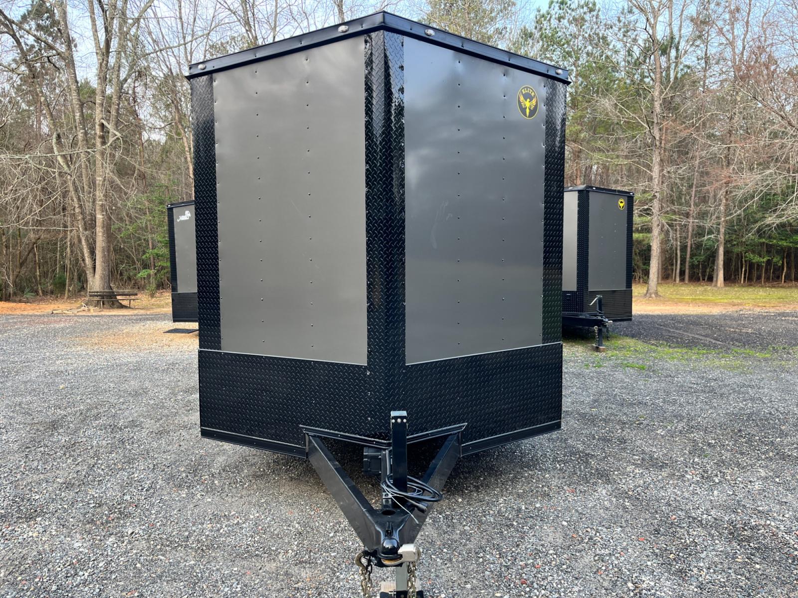 2023 .080 Charcoal Metallic w/Black Out Pkg. Elite Cargo 8.5ft X 24ft Tandem , located at 1330 Rainey Rd., Macon, 31220, (478) 960-1044, 32.845638, -83.778687 - Photo #7