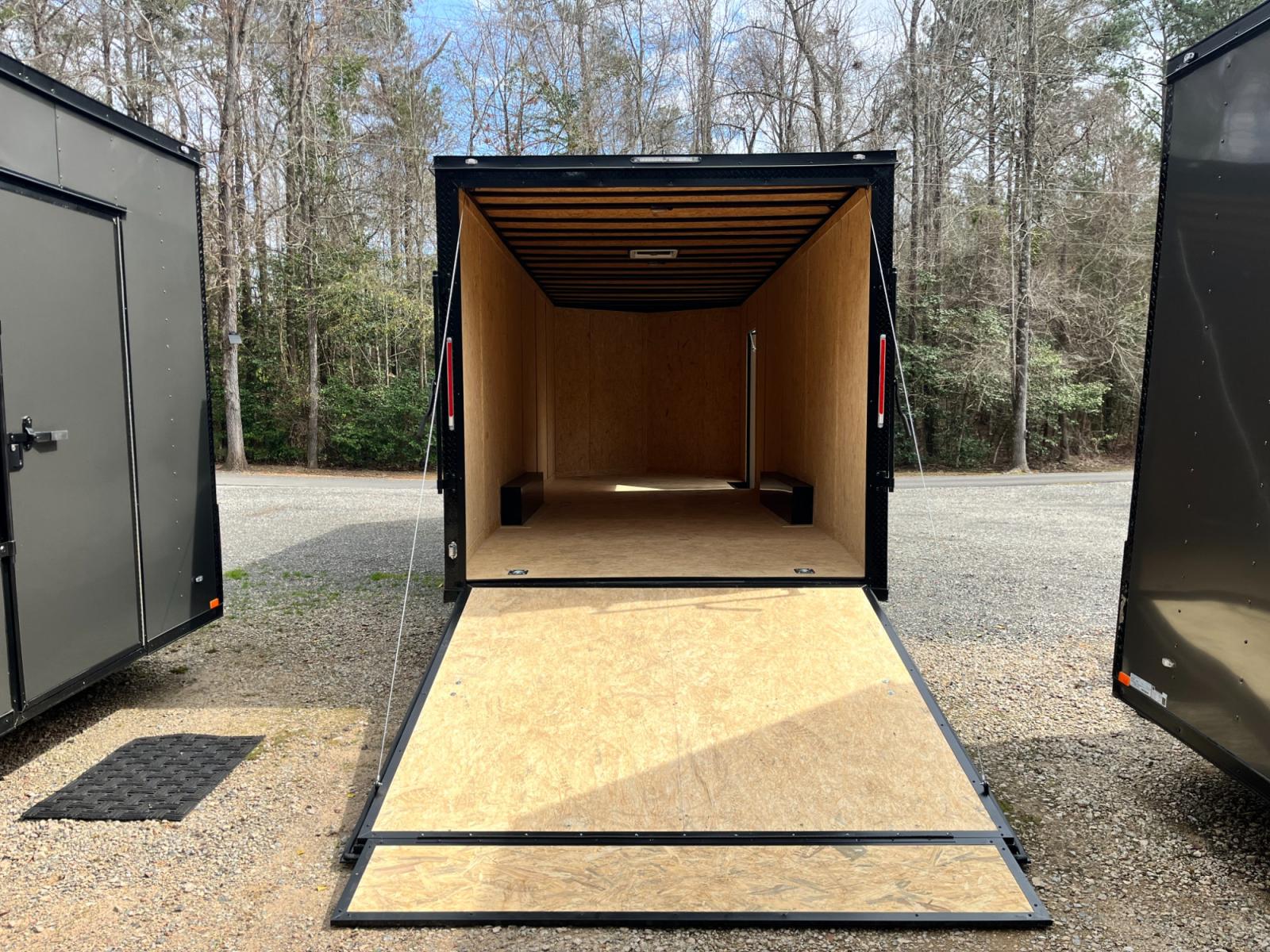 2023 .080 Charcoal Metallic w/Black Out Pkg. Elite Cargo 8.5ft X 24ft Tandem , located at 1330 Rainey Rd., Macon, 31220, (478) 960-1044, 32.845638, -83.778687 - Photo #8
