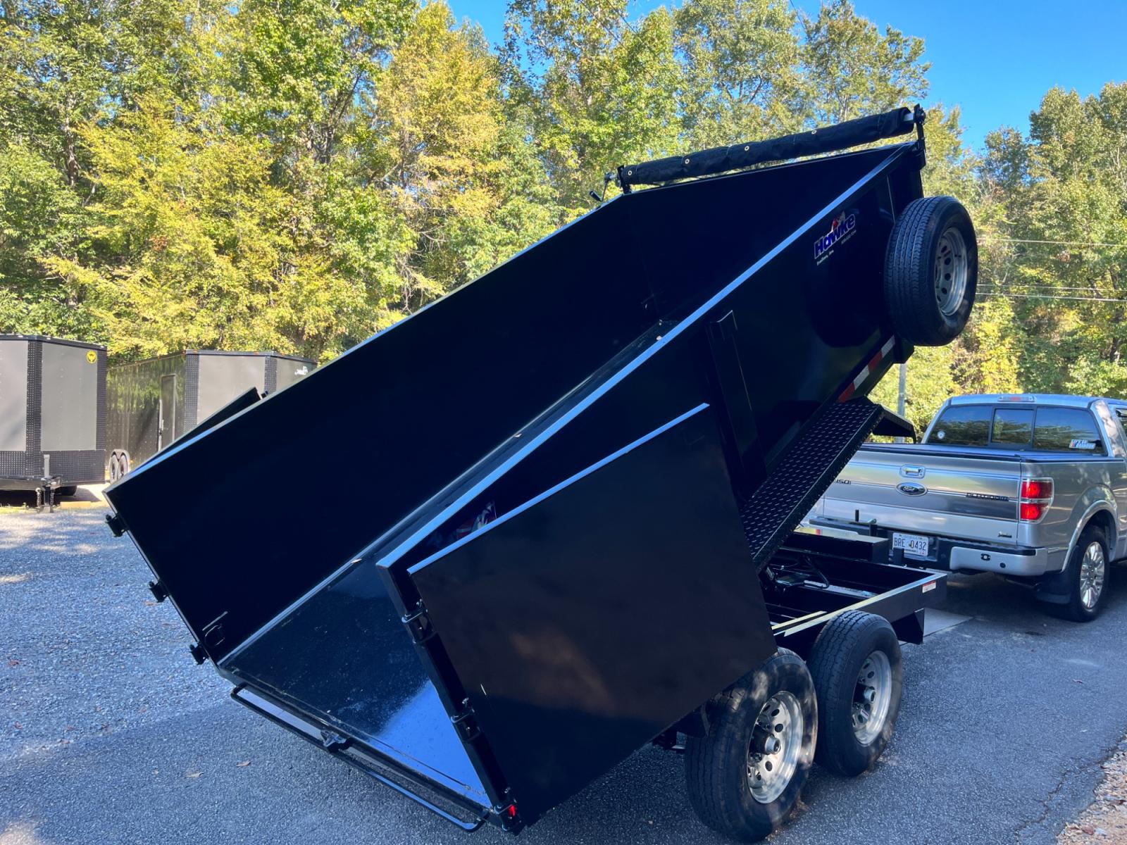 2023 Black Hawke 6ft X 12ft High Sided , located at 1330 Rainey Rd., Macon, 31220, (478) 960-1044, 32.845638, -83.778687 - Brand New 5 Ton 2023 Model Hawke Brand, 6ft X 12ft Dump Trailer! Hawke Dump Trailers are Really Awesome & Heavy Duty! This Fantastic Quality is Seen Everywhere You Look! Extra Height 36" Tall Solid Steel Plate Walls are Heavy Duty! Full Length Heavy Duty Tarp! 5 Ton Total Capacity, or 10,000lbs - Photo #16