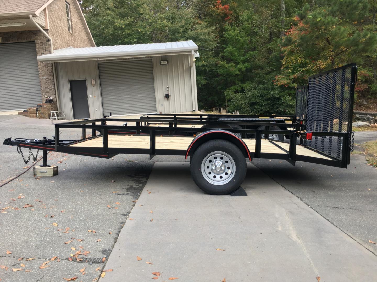 2023 Black Macon Custom Utility & Landscape , located at 1330 Rainey Rd., Macon, 31220, (478) 960-1044, 32.845638, -83.778687 - 6ft Wide X 12ft Long Utility Trailer is Really Loaded Out! 24" Beavertail Floor at the Rear, Makes it Easy to Load! Haul Lawn Tractor, Lawn Mowers, Landscaping Equipment, Water Tanks, ATV's, Etc. 3,500 lb Axle, 7 Pin Connector Heavy Duty with 2" X 3" Angle Iron Floor Joists! Most Companies Use - Photo#9