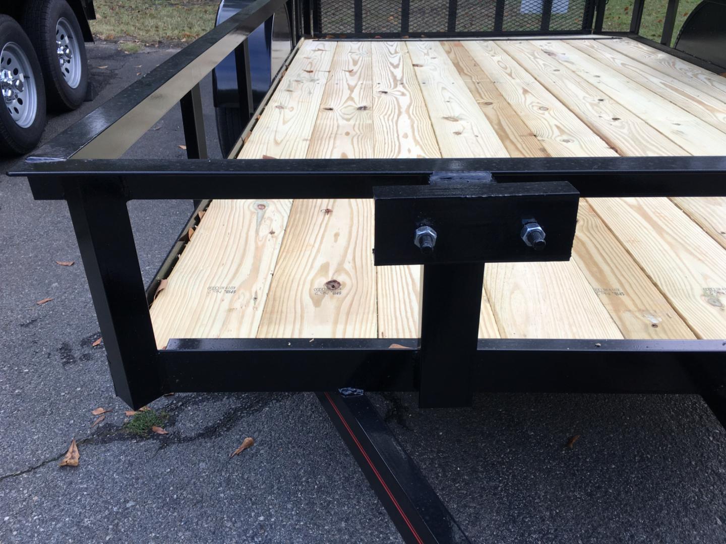 2023 Black Macon Custom Utility & Landscape , located at 1330 Rainey Rd., Macon, 31220, (478) 960-1044, 32.845638, -83.778687 - 6ft Wide X 12ft Long Utility Trailer is Really Loaded Out! 24" Beavertail Floor at the Rear, Makes it Easy to Load! Haul Lawn Tractor, Lawn Mowers, Landscaping Equipment, Water Tanks, ATV's, Etc. 3,500 lb Axle, 7 Pin Connector Heavy Duty with 2" X 3" Angle Iron Floor Joists! Most Companies Use - Photo#10