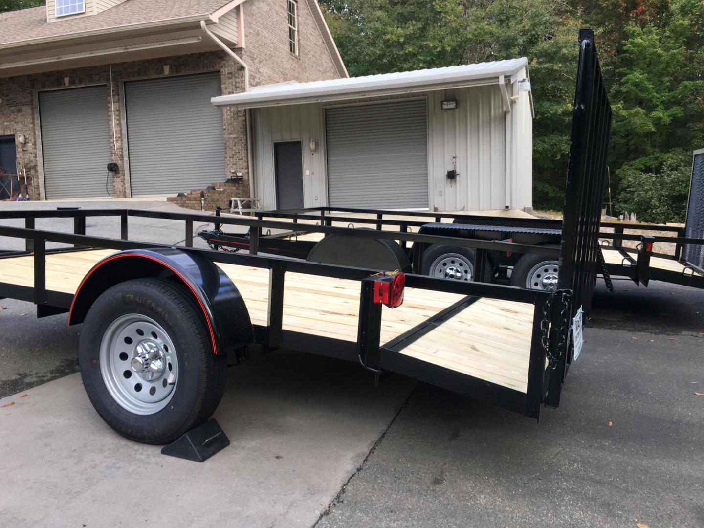 2023 Black Macon Custom Utility & Landscape , located at 1330 Rainey Rd., Macon, 31220, (478) 960-1044, 32.845638, -83.778687 - 6ft Wide X 12ft Long Utility Trailer is Really Loaded Out! 24" Beavertail Floor at the Rear, Makes it Easy to Load! Haul Lawn Tractor, Lawn Mowers, Landscaping Equipment, Water Tanks, ATV's, Etc. 3,500 lb Axle, 7 Pin Connector Heavy Duty with 2" X 3" Angle Iron Floor Joists! Most Companies Use - Photo#2
