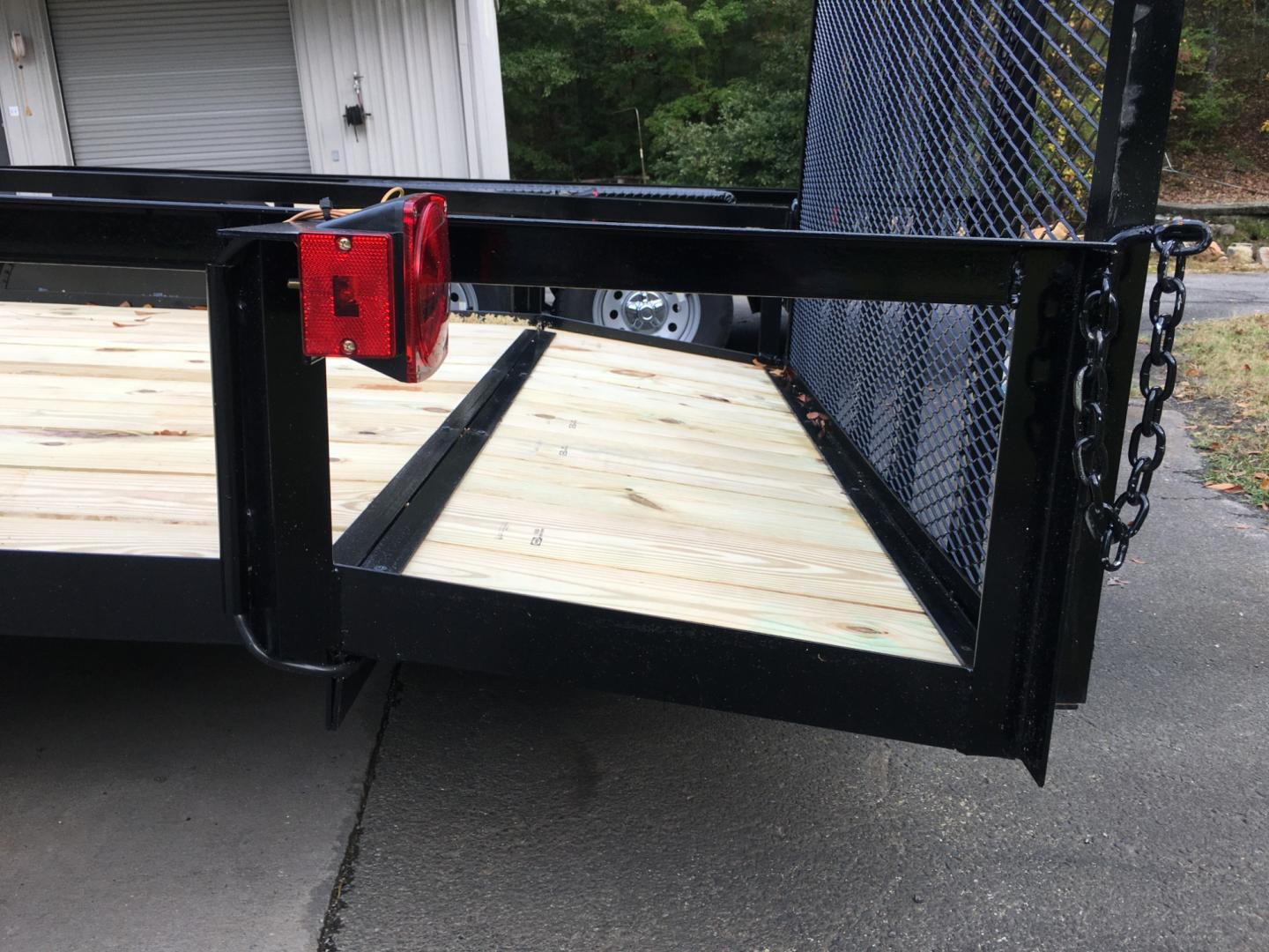 2023 Black Macon Custom Utility & Landscape , located at 1330 Rainey Rd., Macon, 31220, (478) 960-1044, 32.845638, -83.778687 - 6ft Wide X 12ft Long Utility Trailer is Really Loaded Out! 24" Beavertail Floor at the Rear, Makes it Easy to Load! Haul Lawn Tractor, Lawn Mowers, Landscaping Equipment, Water Tanks, ATV's, Etc. 3,500 lb Axle, 7 Pin Connector Heavy Duty with 2" X 3" Angle Iron Floor Joists! Most Companies Use - Photo#3