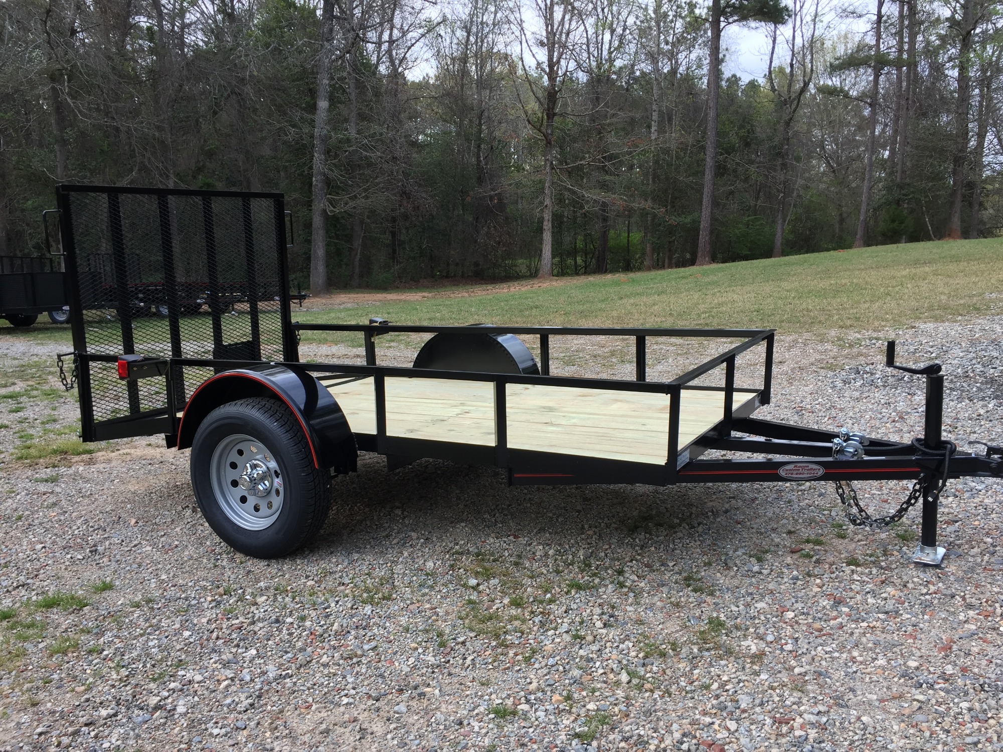 photo of Deluxe 5ft X 10ft Utility Trailer, Beavertail Floor, 4ft Ramp, LED's!