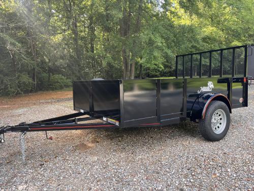 High Sided Utility Landscape Trailer 6.5ft X 10ft, Heavy Duty!
