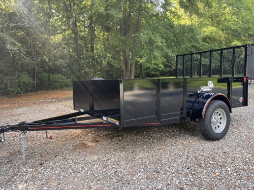 High Sided Utility Landscape Trailer 6.5ft X 10ft, Heavy Duty!