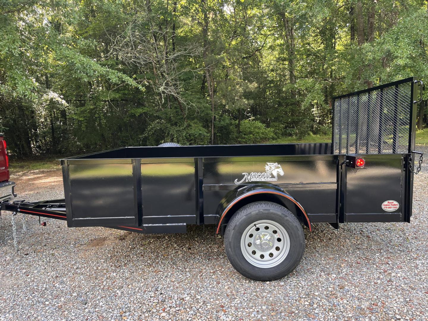 2025 Black /Black Macon Custom Trailers 6.5ft X 10ft High Sided , located at 1330 Rainey Rd., Macon, 31220, (478) 960-1044, 32.845638, -83.778687 - Deluxe 6.5ft Wide X 10ft Long High Sided Utility Landscape Trailer! Brand New, 2025 Year Model Trailer! This Bed Measures 6ft 5" Wide X 10ft Long Inside! Haul Mulch, Sod, Leaves, Limbs, Trash, Logs, Lawn Tractor, Lawn Mowers, Landscaping Equipment, Water Tanks, ATV's, Etc. One 3,500 lb Axle, St - Photo#12