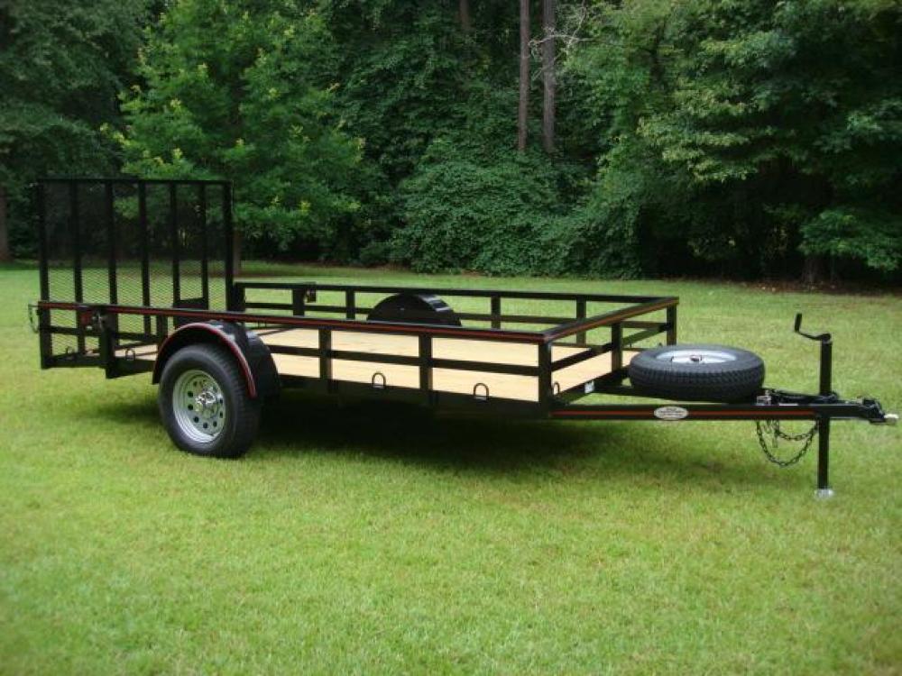 2021 Black Macon Custom 6ft X 12ft Deluxe Utility , located at 1330 Rainey Rd., Macon, 31220, (478) 960-1044, 32.845638, -83.778687 - Photo #0