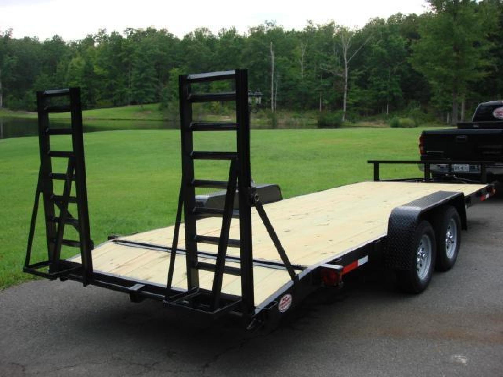 2022 Black Macon Custom Flatbed & Equipment , located at 1330 Rainey Rd., Macon, 31220, (478) 960-1044, 32.845638, -83.778687 - Hurry Close Out Priced to Sell! Brand New 7ft X 20ft Long, Including the Beaver Tail Flatbed Equipment Trailer. 3.5 Ton Heavy Duty Tractor, Equipment or Car Hauling Trailer. 6" Channel Iron Main frame! Most Companies Use a 5" Channel Iron Frame! Diamond Plate Steel Fenders are Heavy Duty! - Photo #3