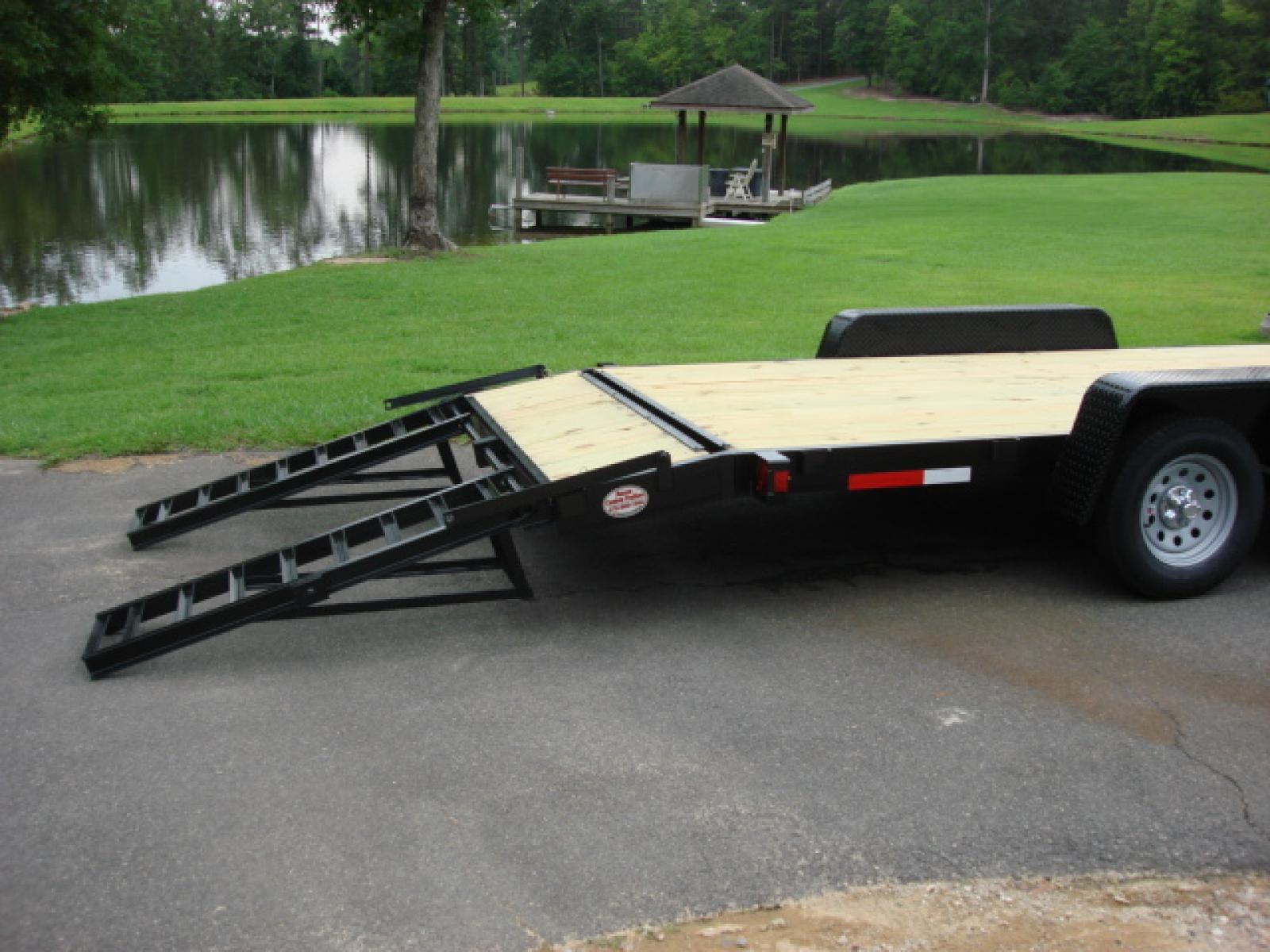 2022 Black Macon Custom Flatbed & Equipment , located at 1330 Rainey Rd., Macon, 31220, (478) 960-1044, 32.845638, -83.778687 - Hurry Close Out Priced to Sell! Brand New 7ft X 20ft Long, Including the Beaver Tail Flatbed Equipment Trailer. 3.5 Ton Heavy Duty Tractor, Equipment or Car Hauling Trailer. 6" Channel Iron Main frame! Most Companies Use a 5" Channel Iron Frame! Diamond Plate Steel Fenders are Heavy Duty! - Photo #25