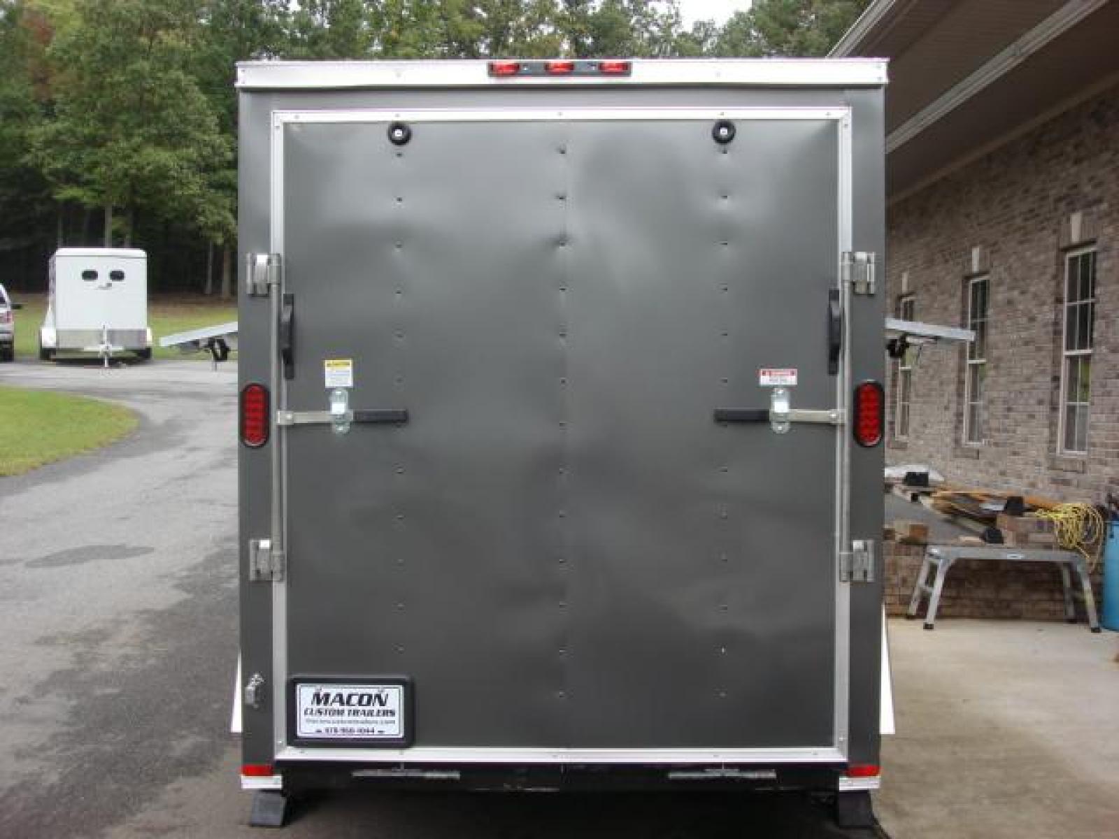 2023 Charcoal Metallic Freedom 6ft X 10ft Hunting Trailer , located at 1330 Rainey Rd., Macon, 31220, (478) 960-1044, 32.845638, -83.778687 - Photo #9